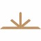 Ekena Millwork Saratoga Timber Gable Bracket, Western Red Cedar, 96"W x 40"H x 3 1/2"D x 5 1/2"F, 10/12 Pitch GBW096X40X0406SAR00SWR - alternate 1